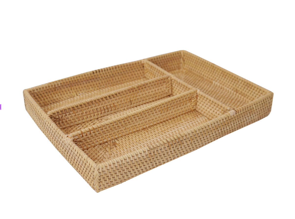 Utensils Tray 1 by Riani Rattan